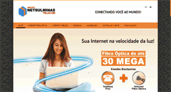 Desktop Screenshot of netsulminas.com.br