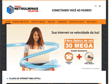 Tablet Screenshot of netsulminas.com.br